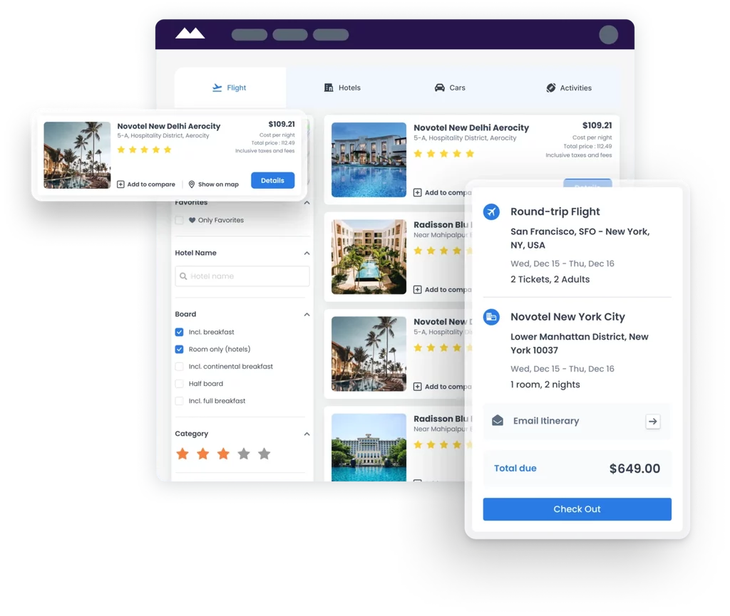 No-code platform for Travel