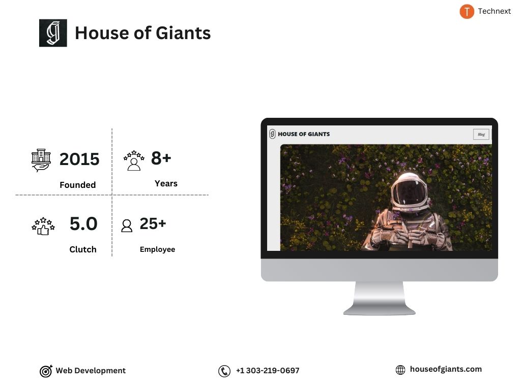 House of Giants experienced Next.js development companies