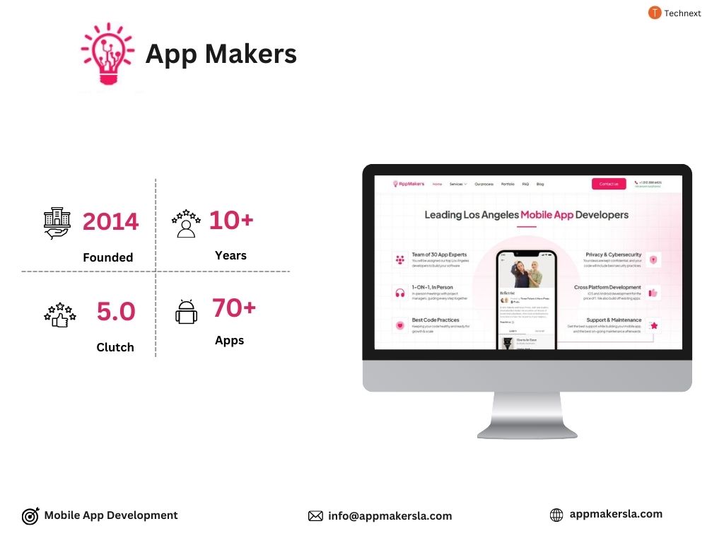 App Makers, a top React Native app development company