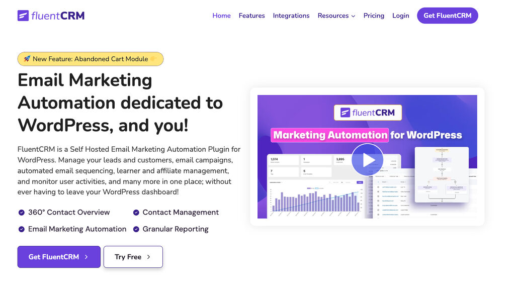 Fluent CRM, Top WordPress plugin in Sylhet.