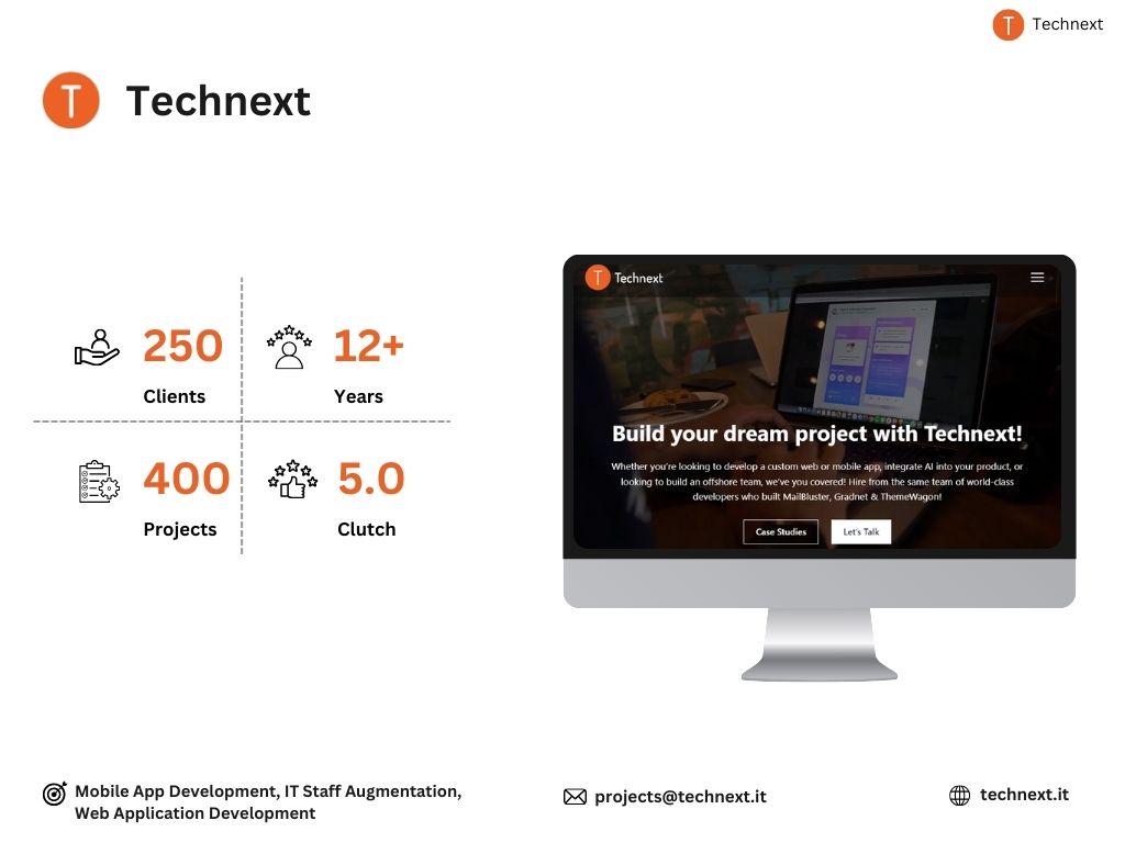Technext a top React Native app development Company