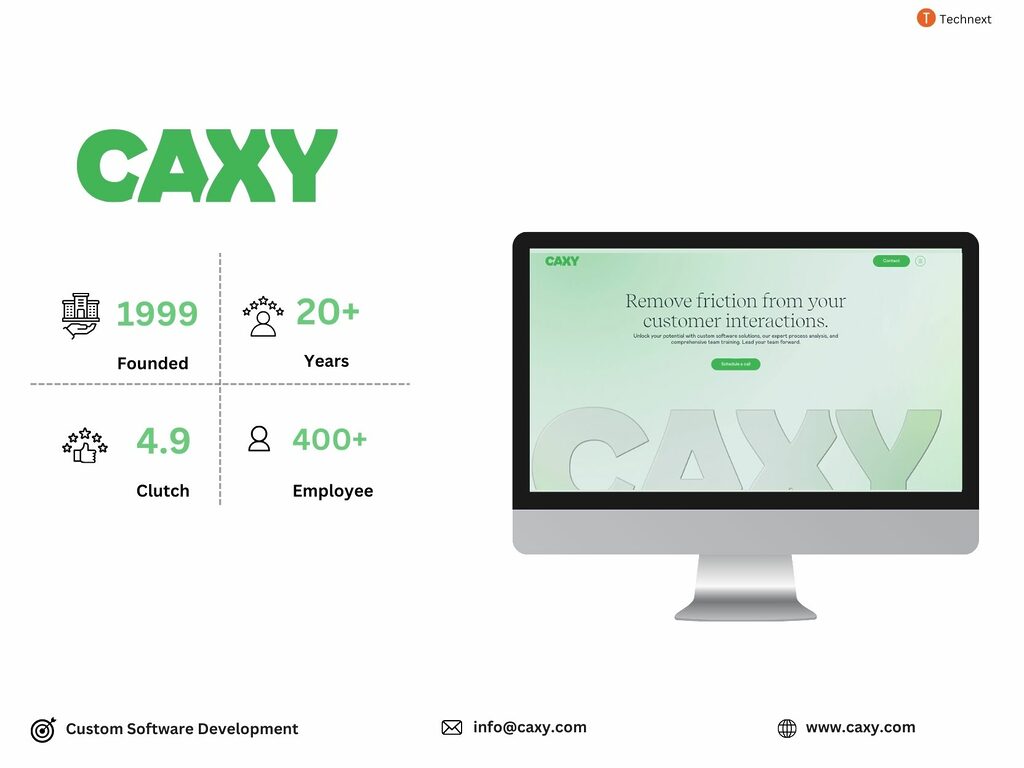Caxy Interactive Backednd development services
