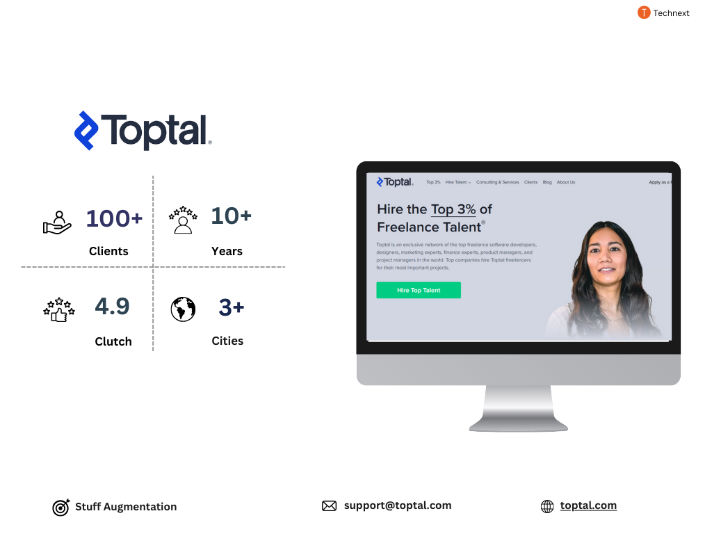 Toptal Top Software Companies for Front End Development in Bootstrap