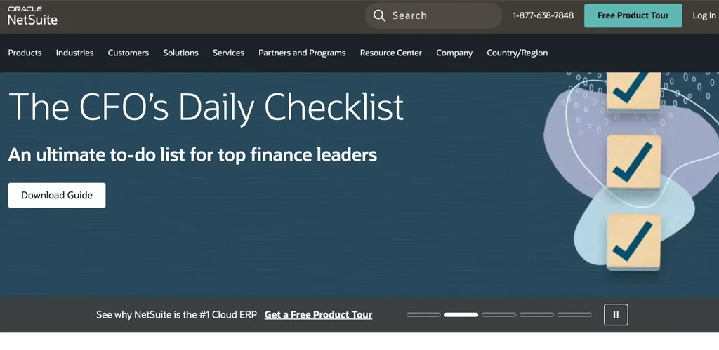 netsuite home page