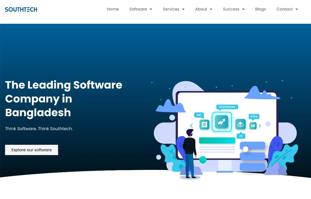 southtech is the best software company in bangladesh